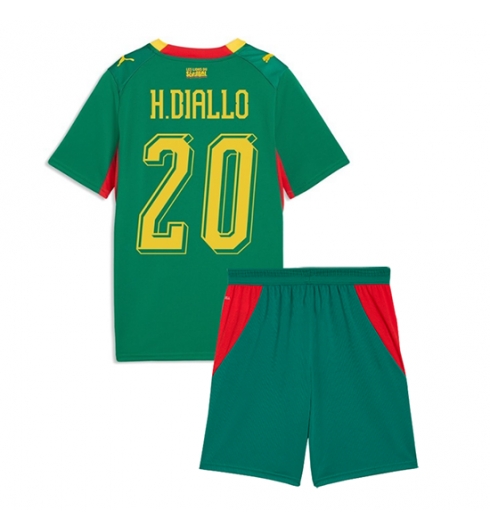 Senegal Habib Diallo #20 Auswärtstrikot Kinder WM 2026 Fußball trikotsatz 2 Senegal Habib Diallo #20 Auswärtstrikot Kinder WM 2026 Fußball trikotsatz 2