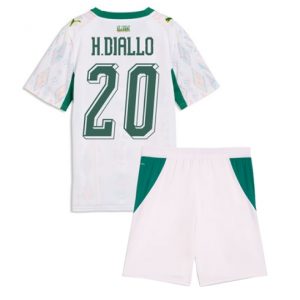 Senegal Habib Diallo #20 Heimtrikot Kinder WM 2026 Fußball trikotsatz