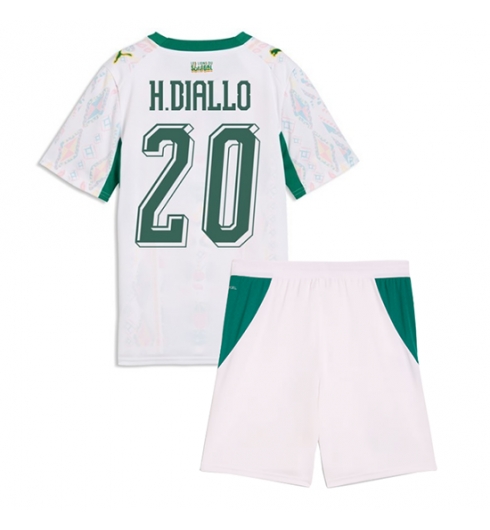 Senegal Habib Diallo #20 Heimtrikot Kinder WM 2026 Fußball trikotsatz 2 Senegal Habib Diallo #20 Heimtrikot Kinder WM 2026 Fußball trikotsatz 2