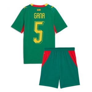 Senegal Idrissa Gueye #5 Auswärtstrikot Kinder WM 2026 Fußball trikotsatz 2
