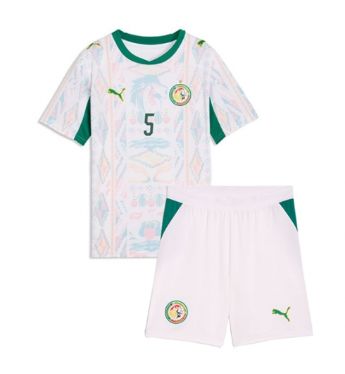 Senegal Idrissa Gueye #5 Heimtrikot Kinder WM 2026 Fußball trikotsatz 3 Senegal Idrissa Gueye #5 Heimtrikot Kinder WM 2026 Fußball trikotsatz 3