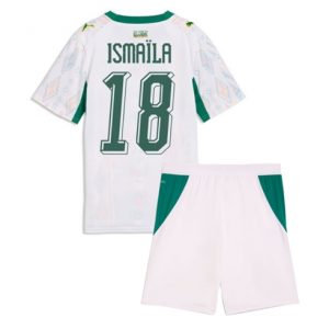 Senegal Ismaila Sarr #18 Heimtrikot Kinder WM 2026 Fußball trikotsatz