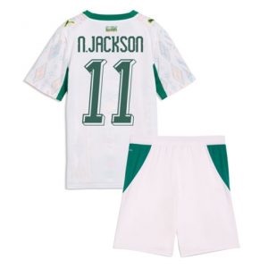 Senegal Nicolas Jackson #11 Heimtrikot Kinder WM 2026 Fußball trikotsatz