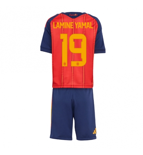 Spanien Lamine Yamal #19 Heimtrikot Kinder WM 2026 Fußball trikotsatz 2 Spanien Lamine Yamal #19 Heimtrikot Kinder WM 2026 Fußball trikotsatz 2