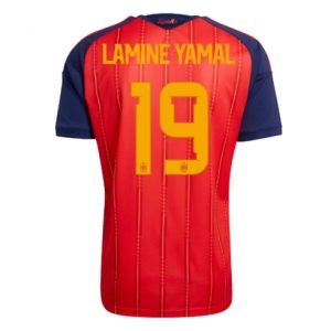 Spanien Lamine Yamal #19 Heimtrikot WM 2026 Fußballtrikots