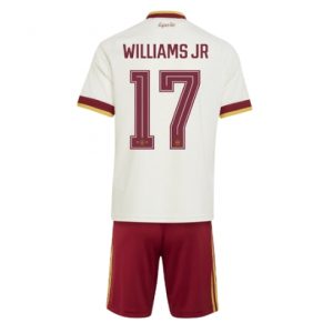 Spanien Nico Williams #17 Auswärtstrikot Kinder WM 2026 Fußball trikotsatz