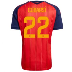 Spanien Pau Cubarsi #22 Heimtrikot WM 2026 Fußballtrikots 2