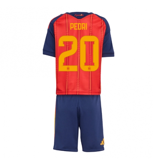 Spanien Pedri Gonzalez #20 Heimtrikot Kinder WM 2026 Fußball trikotsatz 2 Spanien Pedri Gonzalez #20 Heimtrikot Kinder WM 2026 Fußball trikotsatz 2