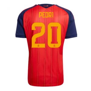 Spanien Pedri Gonzalez #20 Heimtrikot WM 2026 Fußballtrikots
