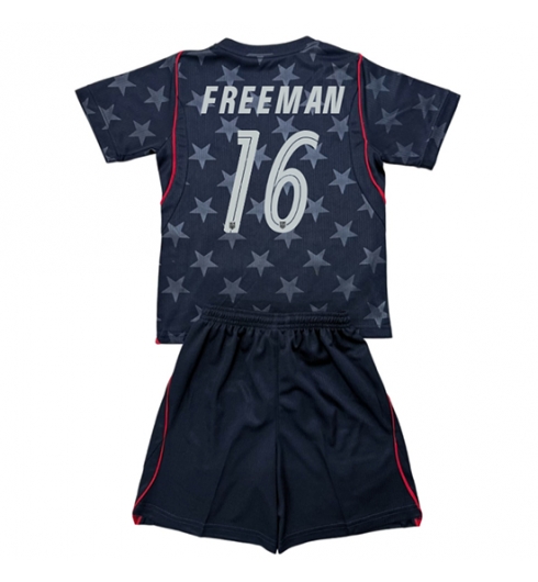 Vereinigte Staaten Alex Freeman #16 Auswärtstrikot Kinder WM 2026 Fußball Trikot Outlet