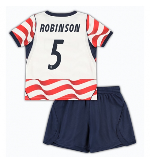 Vereinigte Staaten Antonee Robinson #5 Heimtrikot Kinder WM 2026 Fußball Trikot Outlet