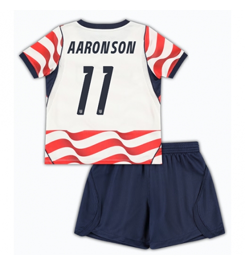Vereinigte Staaten Brenden Aaronson #11 Heimtrikot Kinder WM 2026 Fußball Trikot Outlet 2 Vereinigte Staaten Brenden Aaronson #11 Heimtrikot Kinder WM 2026 Fußball Trikot Outlet 2