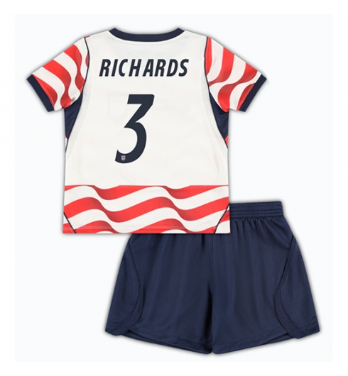 Vereinigte Staaten Chris Richards #3 Heimtrikot Kinder WM 2026 Fußball Trikot Outlet