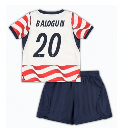 Vereinigte Staaten Folarin Balogun #20 Heimtrikot Kinder WM 2026 Fußball Trikot Outlet 2 Vereinigte Staaten Folarin Balogun #20 Heimtrikot Kinder WM 2026 Fußball Trikot Outlet 2