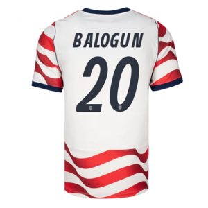 Vereinigte Staaten Folarin Balogun #20 Heimtrikot WM 2026 Fußballtrikots