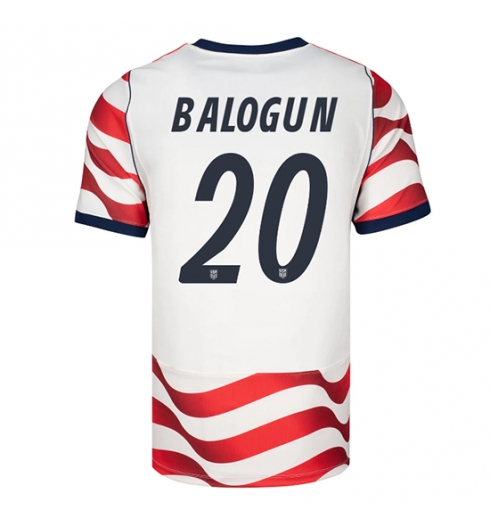 Vereinigte Staaten Folarin Balogun #20 Heimtrikot WM 2026 Fußballtrikots 2 Vereinigte Staaten Folarin Balogun #20 Heimtrikot WM 2026 Fußballtrikots 2