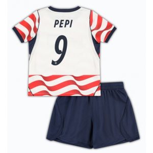 Vereinigte Staaten Ricardo Pepi #9 Heimtrikot Kinder WM 2026 Fußball Trikot Outlet