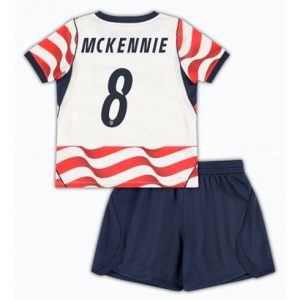 Vereinigte Staaten Weston McKennie #8 Heimtrikot Kinder WM 2026 Fußball Trikot Outlet