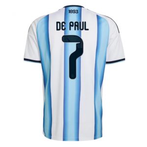 Argentinien Rodrigo De Paul #7 Heimtrikot WM 2026 Fußballtrikots