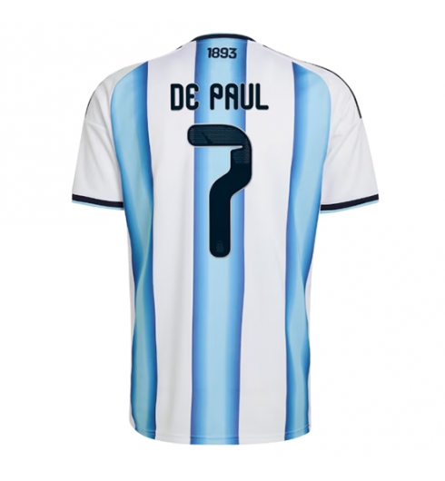 Argentinien Rodrigo De Paul #7 Heimtrikot WM 2026 Fußballtrikots 2 Argentinien Rodrigo De Paul #7 Heimtrikot WM 2026 Fußballtrikots 2