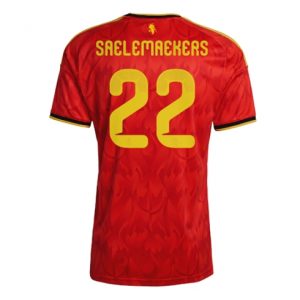 Belgien Alexis Saelemaekers #22 Heimtrikot WM 2026 Fußballtrikots