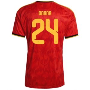 Belgien Amadou Onana #24 Heimtrikot WM 2026 Fußballtrikots
