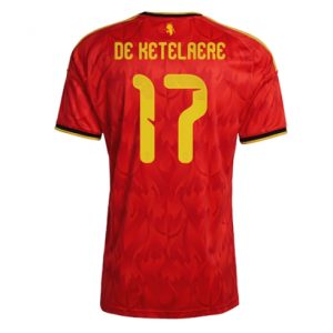 Belgien Charles De Ketelaere #17 Heimtrikot WM 2026 Fußballtrikots