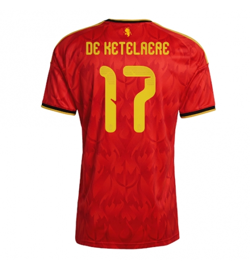 Belgien Charles De Ketelaere #17 Heimtrikot WM 2026 Fußballtrikots 2 Belgien Charles De Ketelaere #17 Heimtrikot WM 2026 Fußballtrikots 2