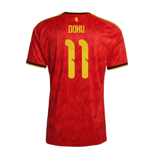 Belgien Jeremy Doku #11 Heimtrikot WM 2026 Fußballtrikots 2 Belgien Jeremy Doku #11 Heimtrikot WM 2026 Fußballtrikots 2