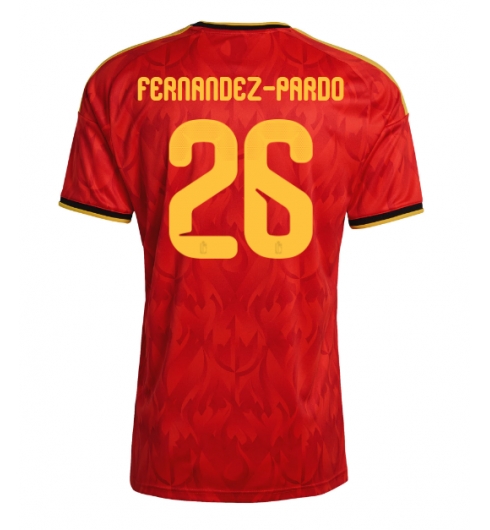 Belgien Matias Fernandez-Pardo #26 Heimtrikot WM 2026 Fußballtrikots 2 Belgien Matias Fernandez-Pardo #26 Heimtrikot WM 2026 Fußballtrikots 2