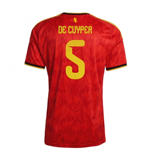 Belgien Maxim De Cuyper #5 Heimtrikot WM 2026 Fußballtrikots 2 Belgien Maxim De Cuyper #5 Heimtrikot WM 2026 Fußballtrikots 2