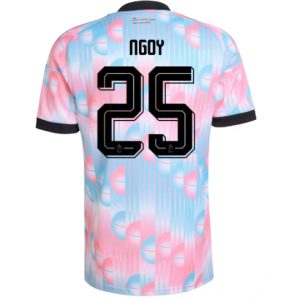 Belgien Nathan Ngoy #25 Auswärtstrikot WM 2026 Fußballtrikots