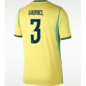 Brasilien Gabriel Magalhaes #3 Heimtrikot WM 2026 Fußballtrikots