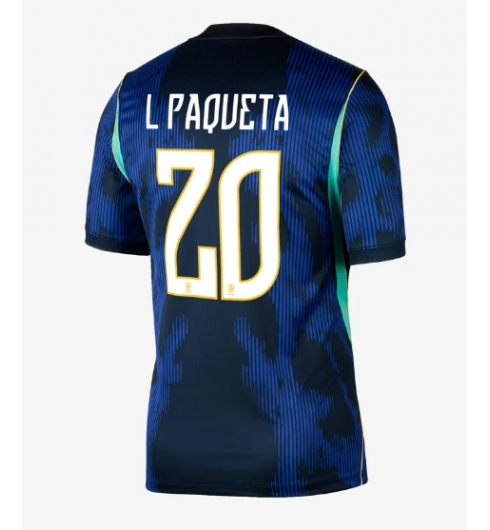 Brasilien Lucas Paqueta #20 Auswärtstrikot WM 2026 Fußballtrikots 2 Brasilien Lucas Paqueta #20 Auswärtstrikot WM 2026 Fußballtrikots 2