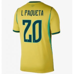 Brasilien Lucas Paqueta #20 Heimtrikot WM 2026 Fußballtrikots