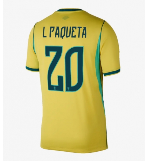 Brasilien Lucas Paqueta #20 Heimtrikot WM 2026 Fußballtrikots 2 Brasilien Lucas Paqueta #20 Heimtrikot WM 2026 Fußballtrikots 2