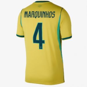 Brasilien Marquinhos #4 Heimtrikot WM 2026 Fußballtrikots