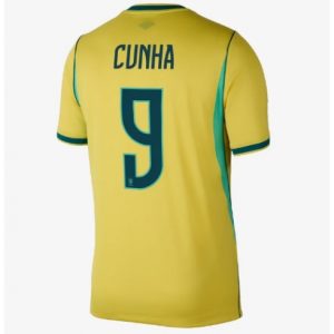 Brasilien Matheus Cunha #9 Heimtrikot WM 2026 Fußballtrikots