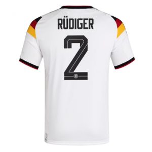 Deutschland Antonio Rudiger #2 Heimtrikot WM 2026 Fußballtrikots