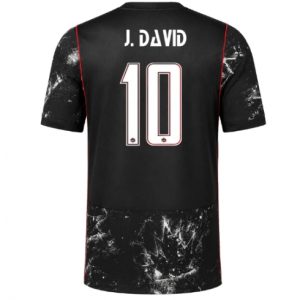 Kanada Jonathan David #10 Auswärtstrikot WM 2026 Fußballtrikots