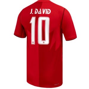 Kanada Jonathan David #10 Heimtrikot WM 2026 Fußballtrikots