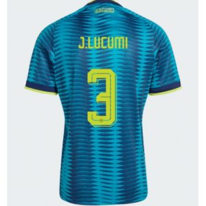 Kolumbien Jhon Lucumi #3 Auswärtstrikot WM 2026 Fußballtrikots