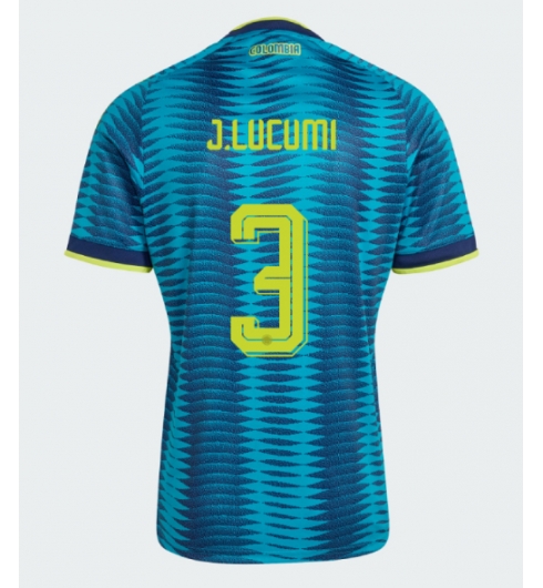 Kolumbien Jhon Lucumi #3 Auswärtstrikot WM 2026 Fußballtrikots 2 Kolumbien Jhon Lucumi #3 Auswärtstrikot WM 2026 Fußballtrikots 2