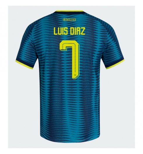 Kolumbien Luis Diaz #7 Auswärtstrikot WM 2026 Fußballtrikots 2 Kolumbien Luis Diaz #7 Auswärtstrikot WM 2026 Fußballtrikots 2