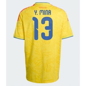 Kolumbien Yerry Mina #13 Heimtrikot WM 2026 Fußballtrikots