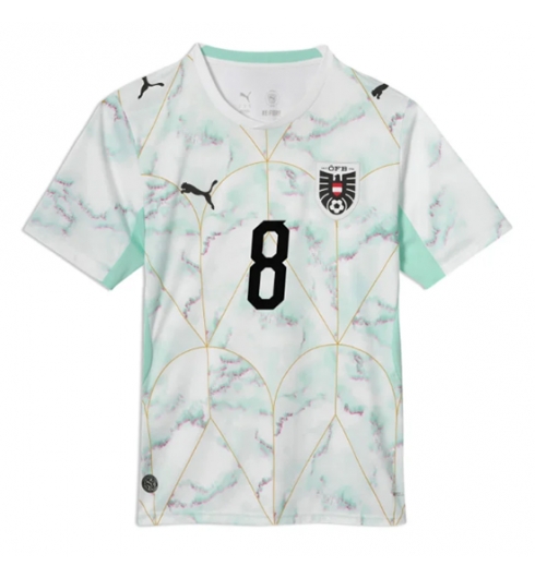 Österreich David Alaba #8 Auswärtstrikot WM 2026 Fußballtrikots 3 Österreich David Alaba #8 Auswärtstrikot WM 2026 Fußballtrikots 3
