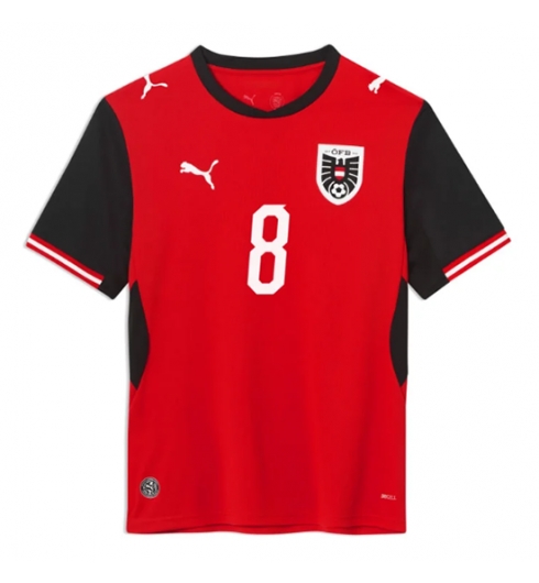 Österreich David Alaba #8 Heimtrikot WM 2026 Fußballtrikots 3 Österreich David Alaba #8 Heimtrikot WM 2026 Fußballtrikots 3