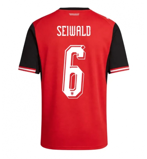 Österreich Nicolas Seiwald #6 Heimtrikot WM 2026 Fußballtrikots 2 Österreich Nicolas Seiwald #6 Heimtrikot WM 2026 Fußballtrikots 2