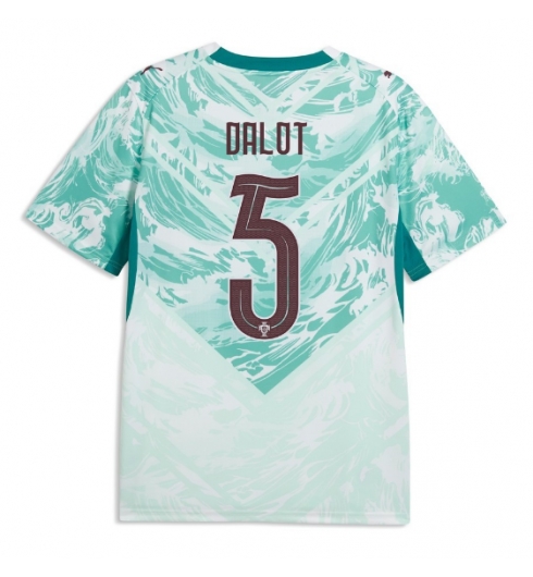 Portugal Diogo Dalot #5 Auswärtstrikot WM 2026 Fußballtrikots 2 Portugal Diogo Dalot #5 Auswärtstrikot WM 2026 Fußballtrikots 2