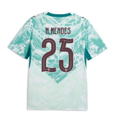 Portugal Nuno Mendes #25 Auswärtstrikot WM 2026 Fußballtrikots 2 Portugal Nuno Mendes #25 Auswärtstrikot WM 2026 Fußballtrikots 2